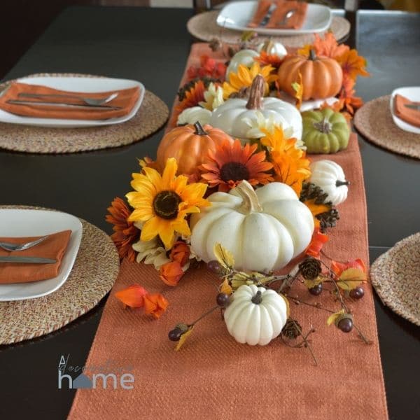 A tablescape that is ready for fall.