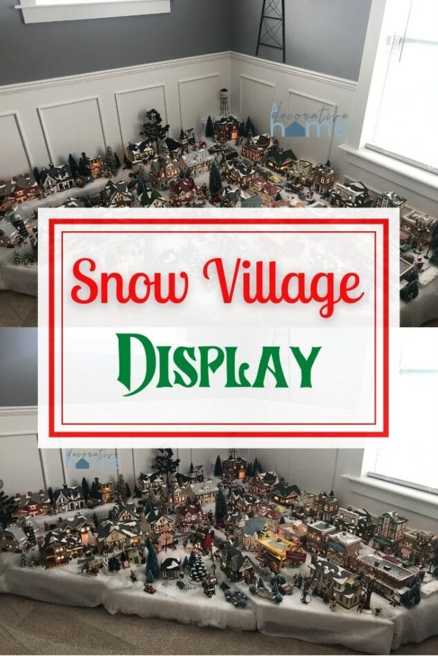 Dept 56 Snow Village display